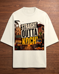 Straight Outta Kochi Unisex Terry Oversized Tee